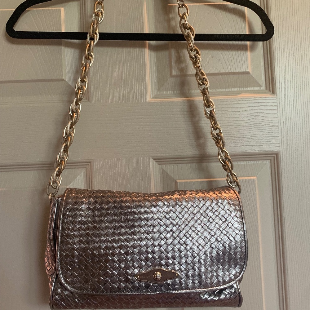 Elliott Lucca Bronze Leather Should Handbag